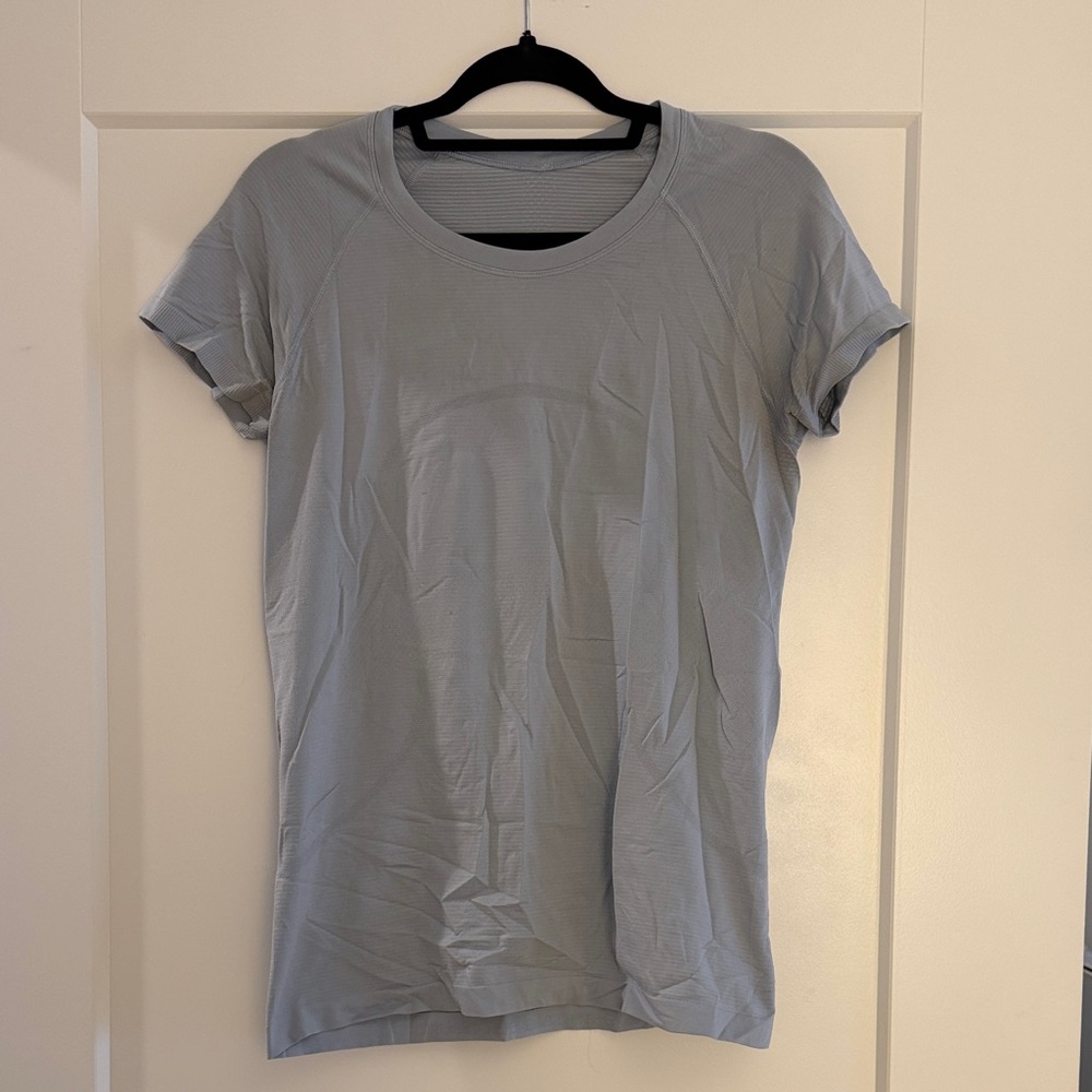 Lululemon Athletica Swiftly Light Blue Short Sleeve Tee